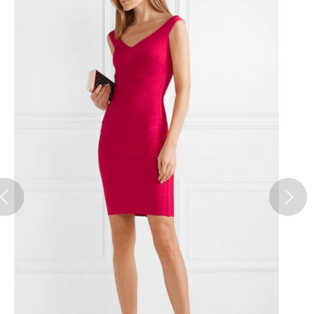 Herve’ Leger- Bandaged mini dress